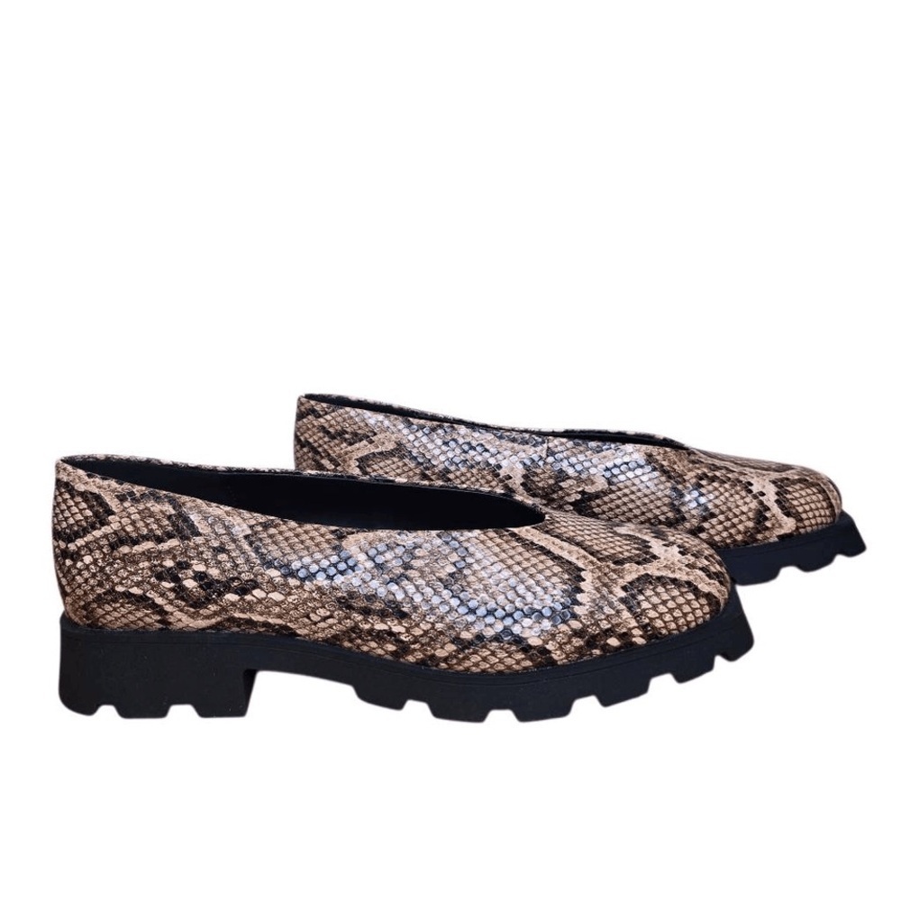 NIB Katy Perry Collections 7 The Daarling Slip On Snake‎ Skin Chunky Sole Shoe - Picture 2 of 10